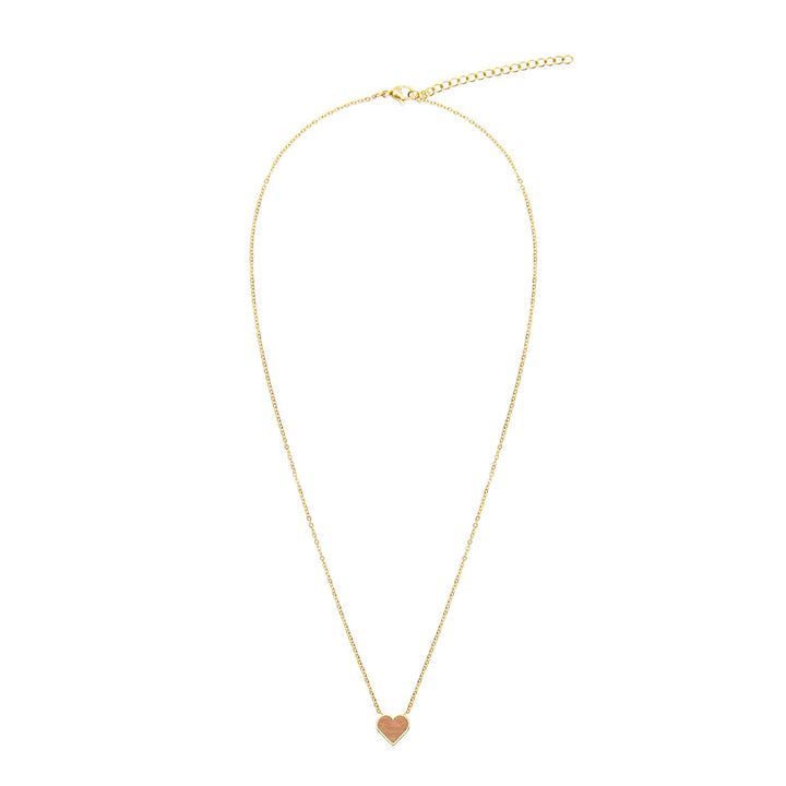 Halskette Piece of Life - vergoldet - Herz