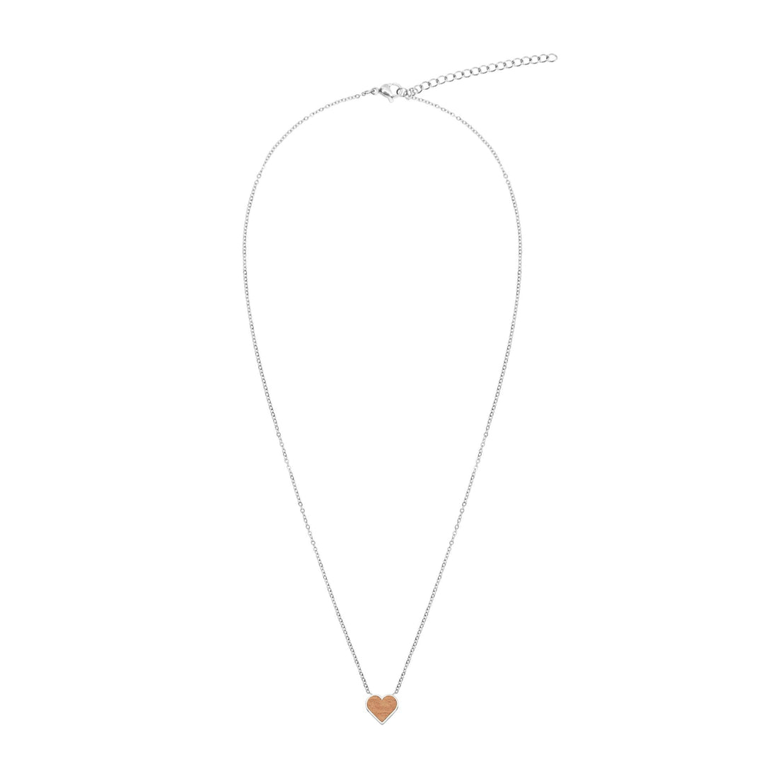 Halskette Piece of Life - Edelstahl - Herz