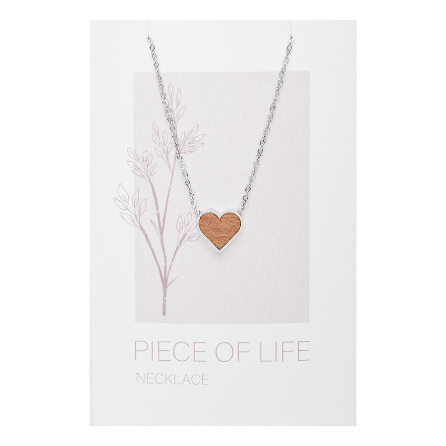 Halskette Piece of Life - Edelstahl - Herz