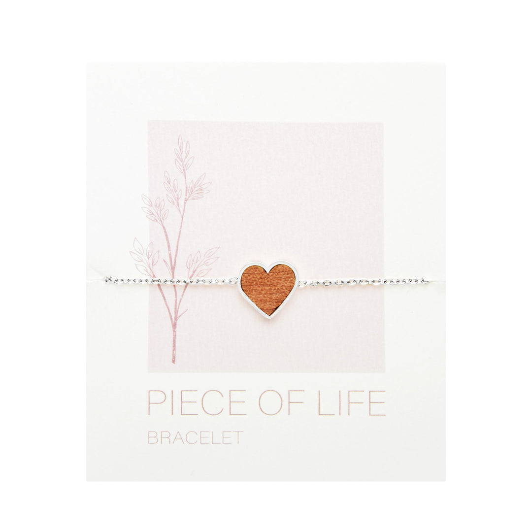 Armband Piece of Life - Edelstahl - Herz