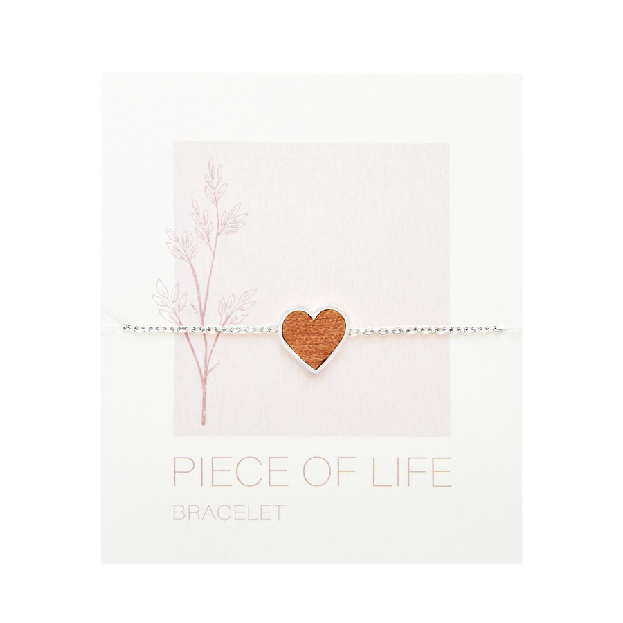 Armband Piece of Life - Edelstahl - Herz