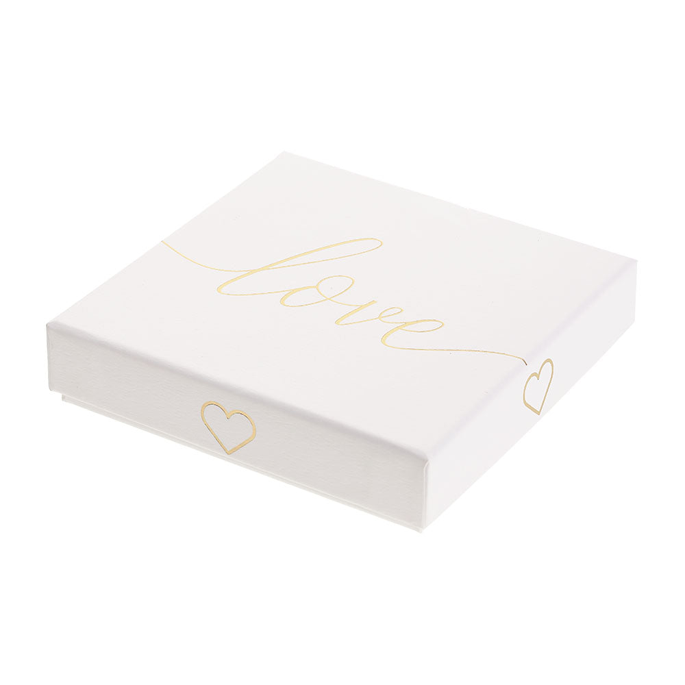 Geschenkset - Halskette-Armband-Ohrstecker - vergoldet - Herz