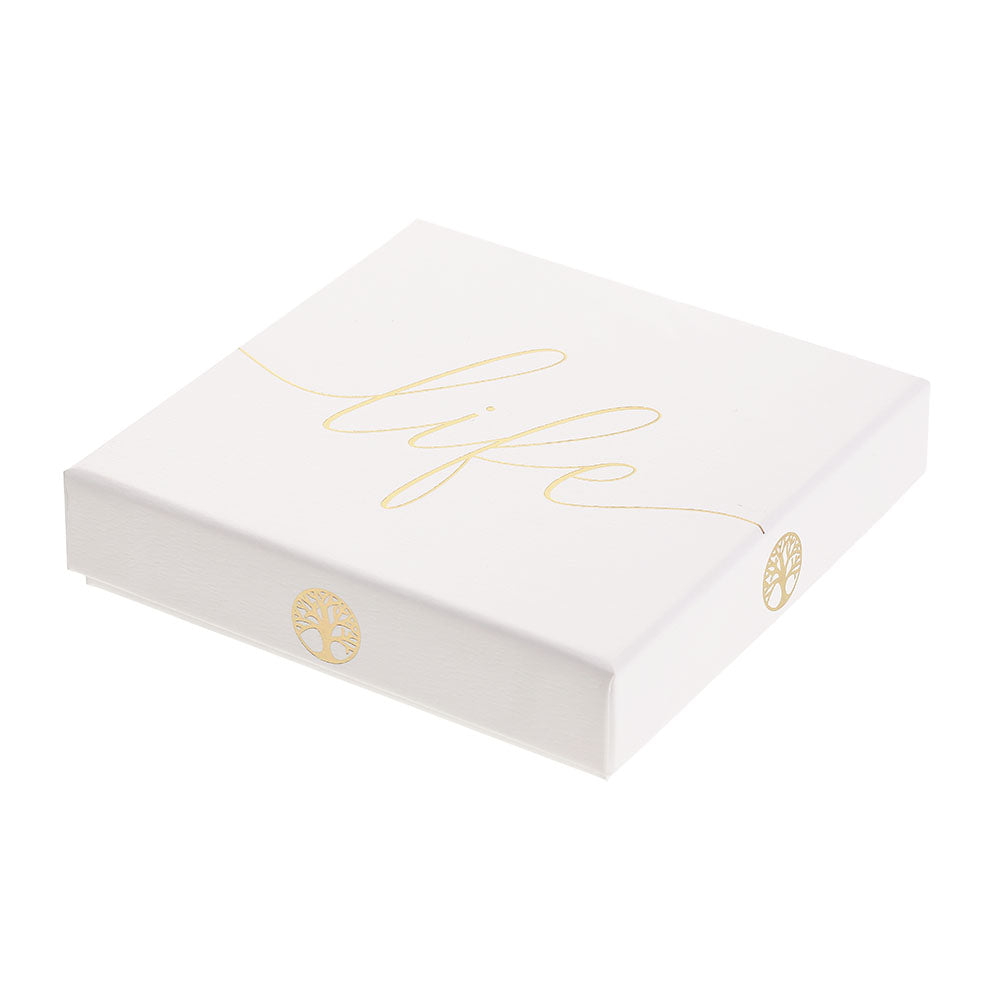 Geschenkset - Halskette-Armband-Ohrstecker - vergoldet - Baum des Lebens