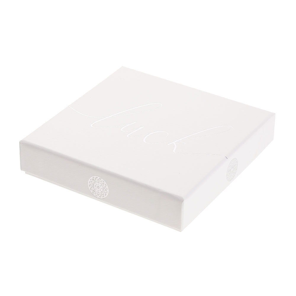 Geschenkset - Halskette-Armband-Ohrstecker - feinversilbert - Mandala des Glücks