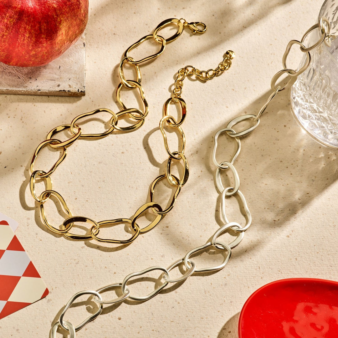 Halskette versilbert