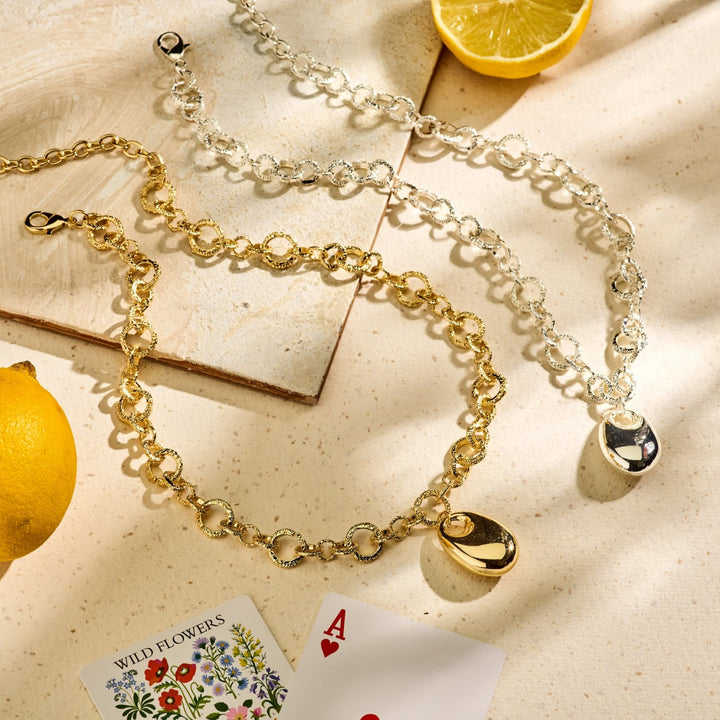 Halskette versilbert