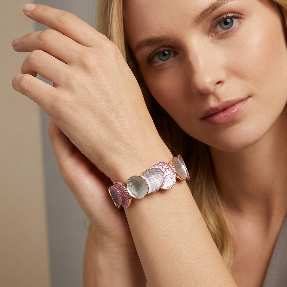 Bracciale elastico 3 ovali Dalia