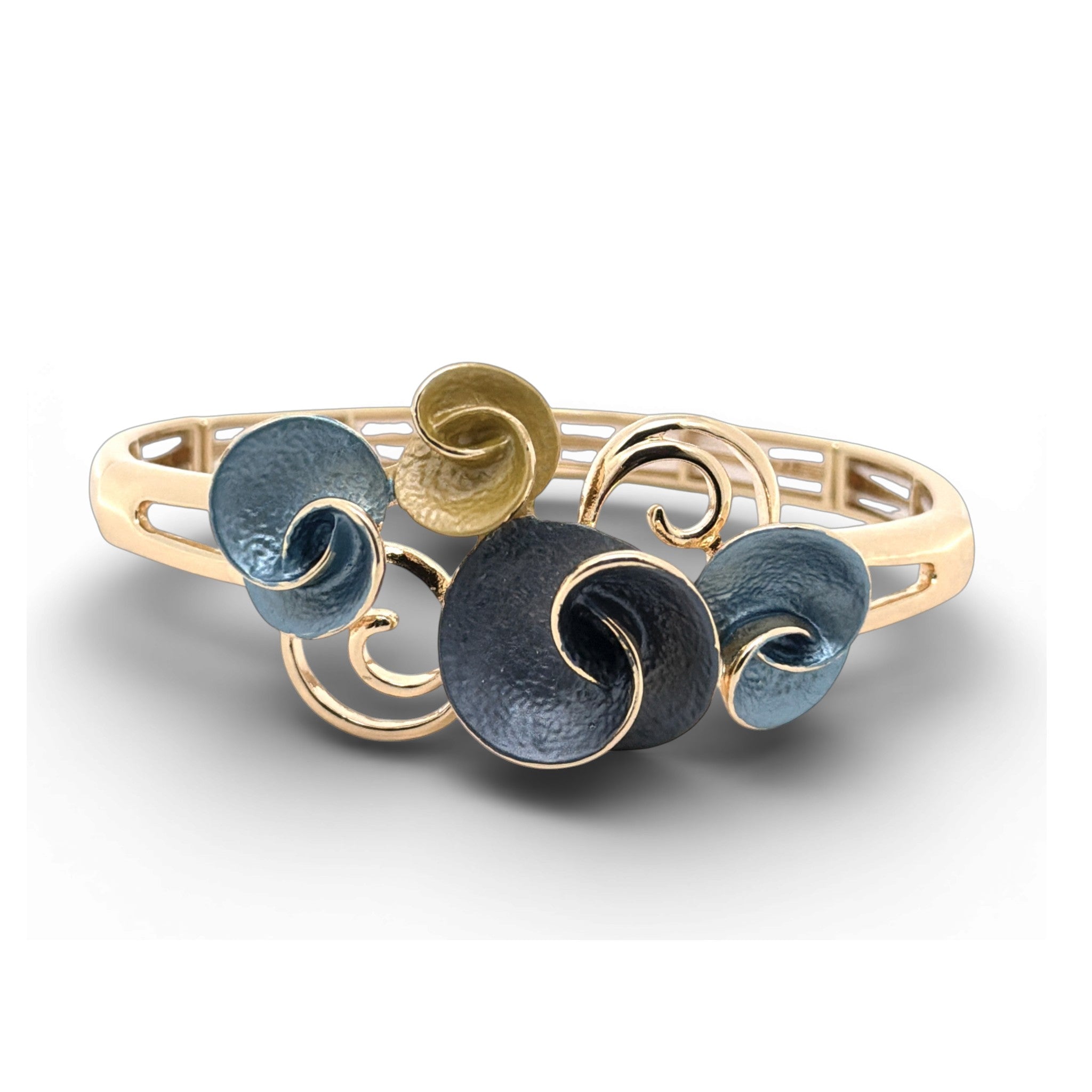Bracciale elastico conchiglie Damasco