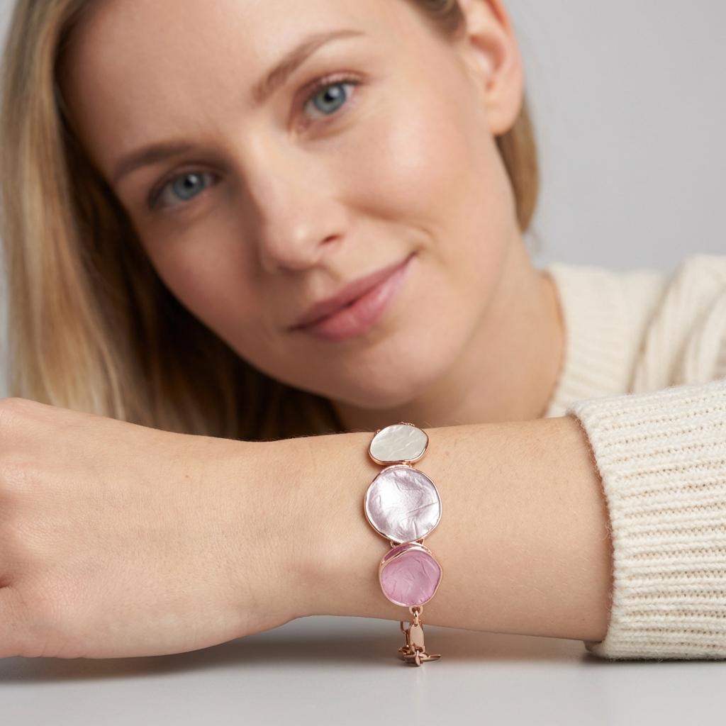 Bracciale snake tre tondi Dalia