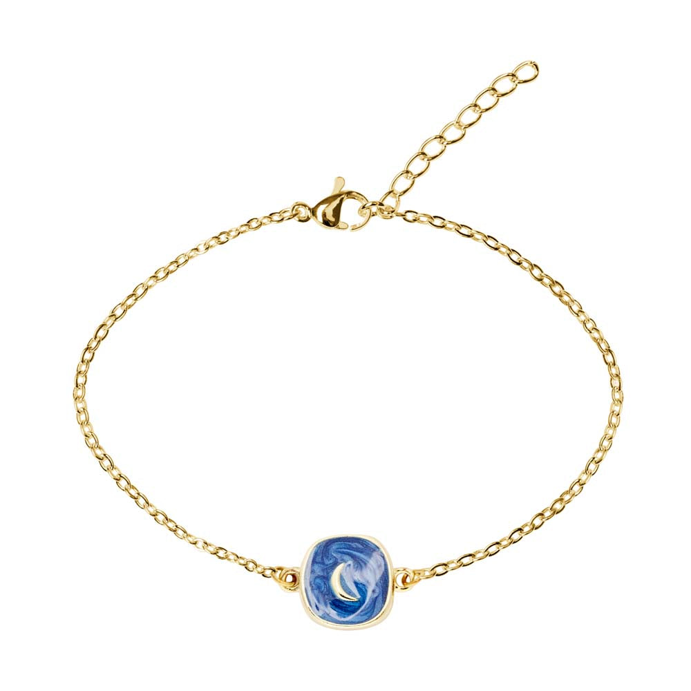 Armband - "little stories" - goldfarben - Mond
