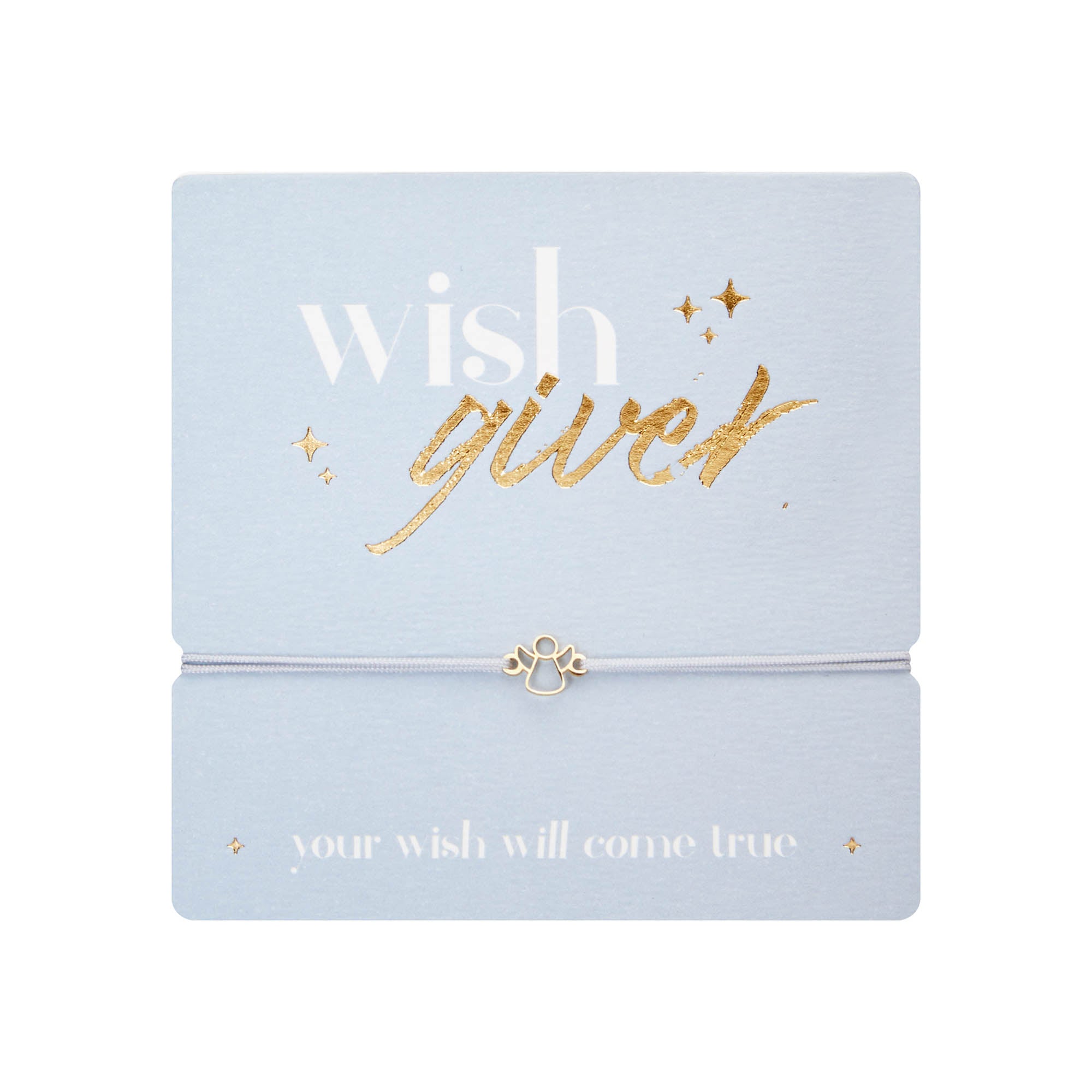 Armband - "wish giver" - vergoldet - Engel
