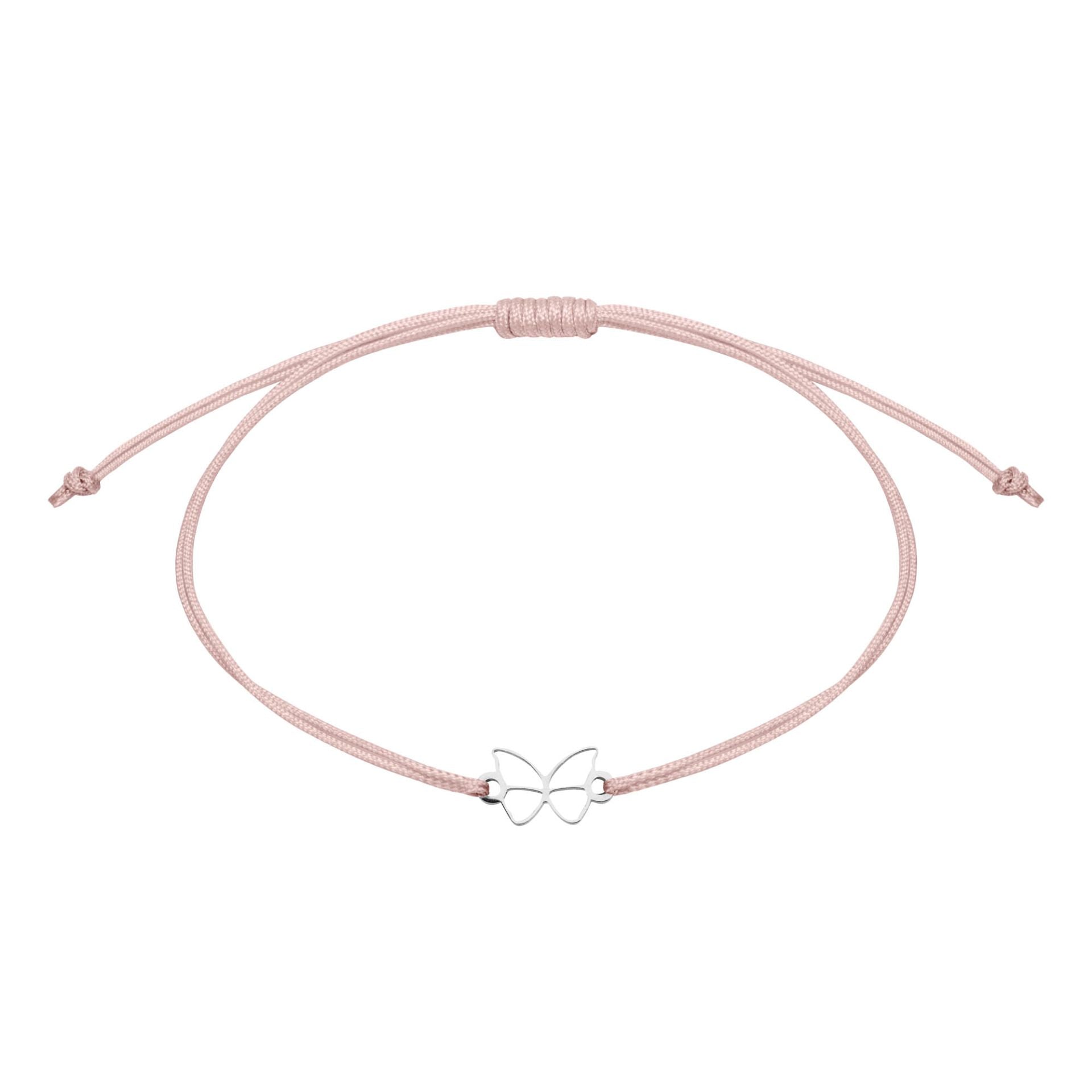 Armband - "wish giver" - Edelstahl - Schmetterling