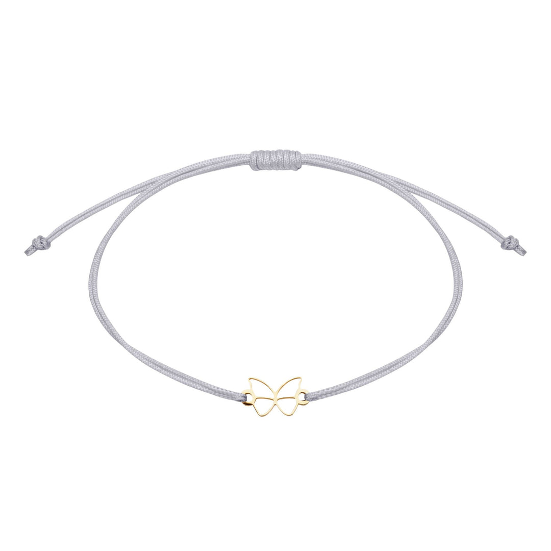 Armband - "wish giver" - vergoldet - Schmetterling