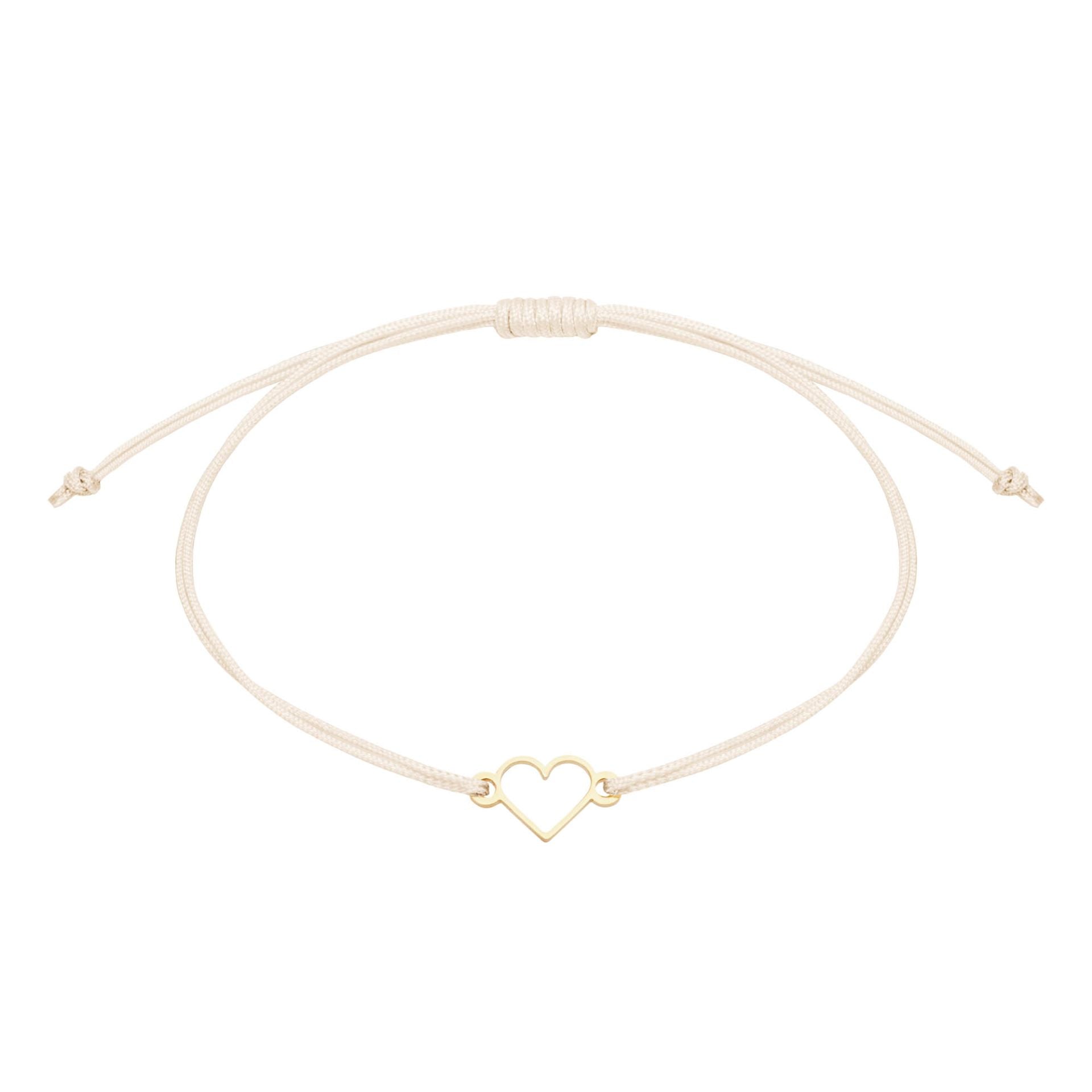 Armband - "wish giver" - vergoldet - Herz