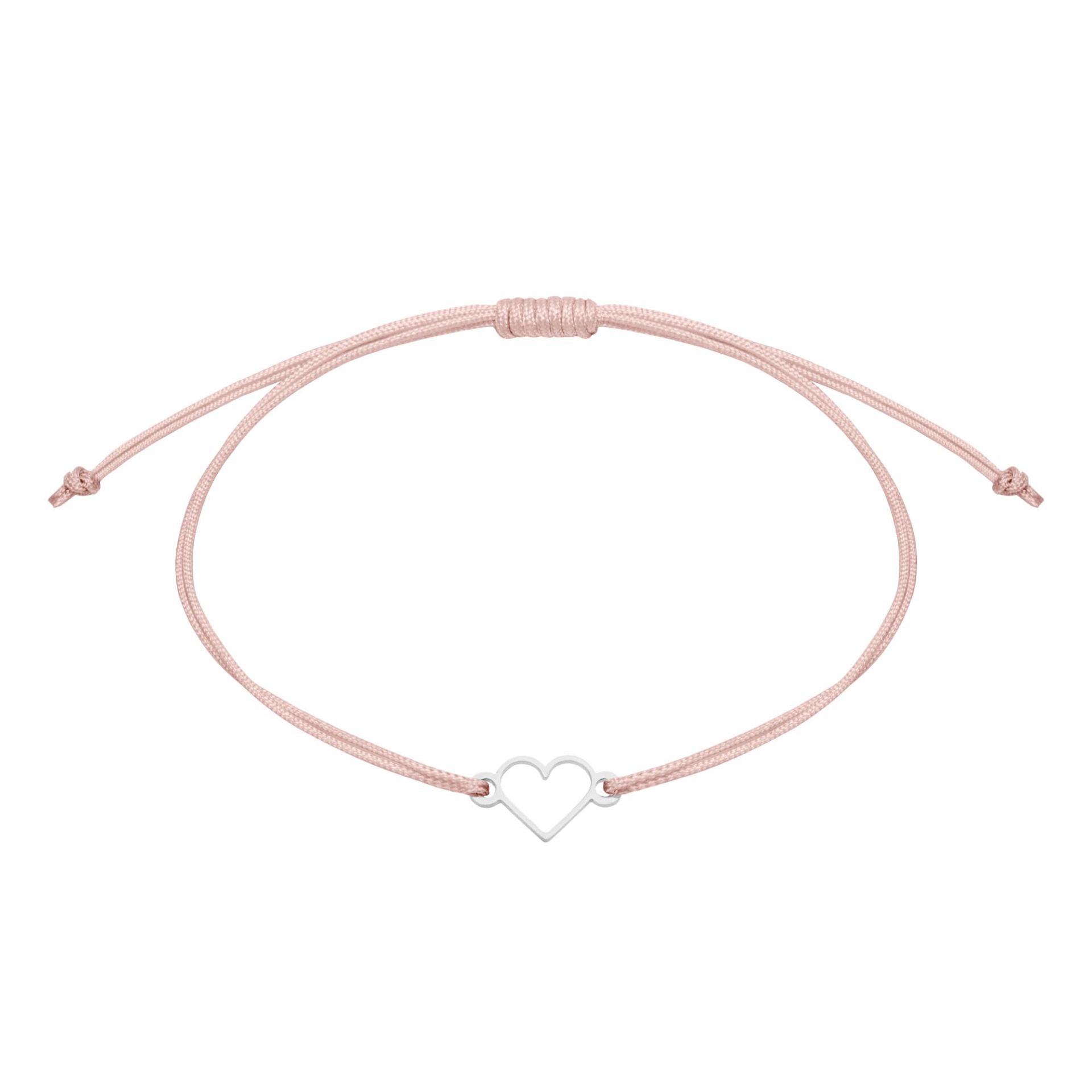 Armband - "wish giver" - Edelstahl - Herz