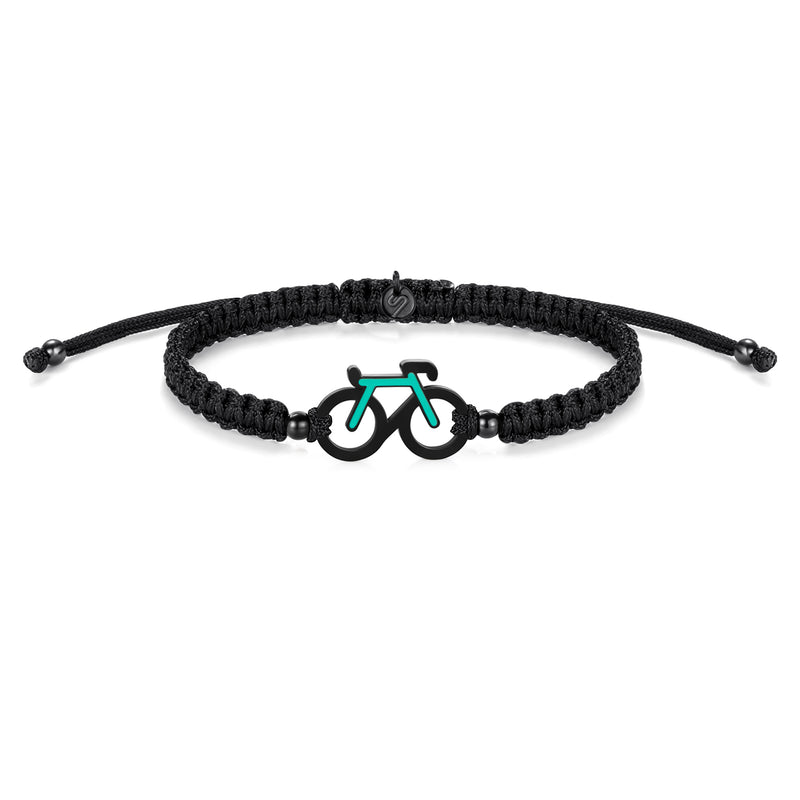 MINT BIKE BRAIDED BRACELET