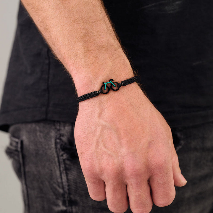 MINT BIKE BRAIDED BRACELET