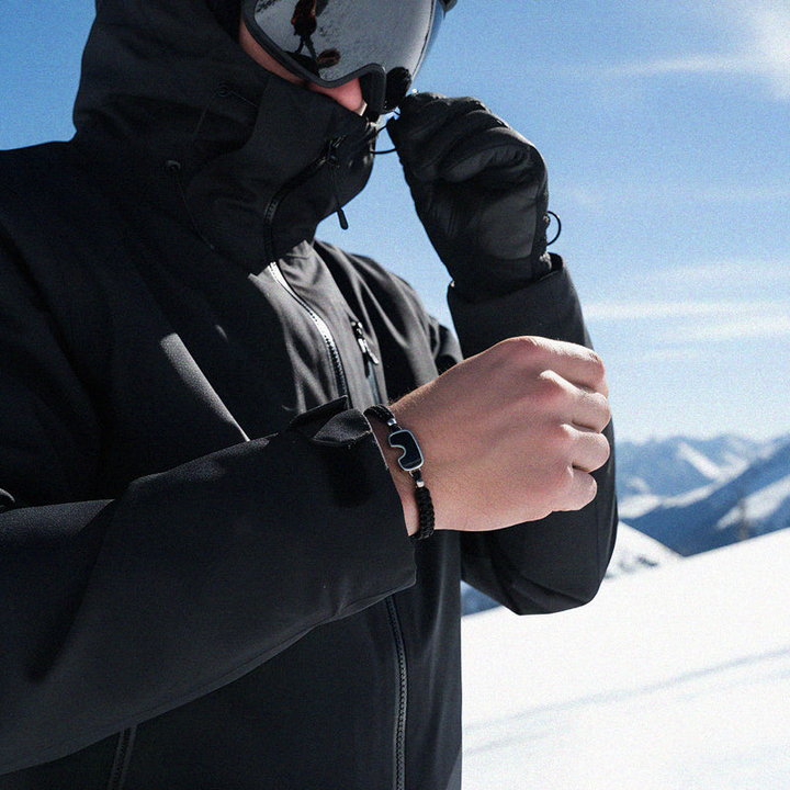 SHRED SNOW BRAIDED BRACELET