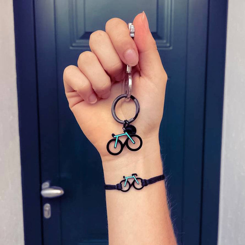 MINT BIKE KEYCHAIN