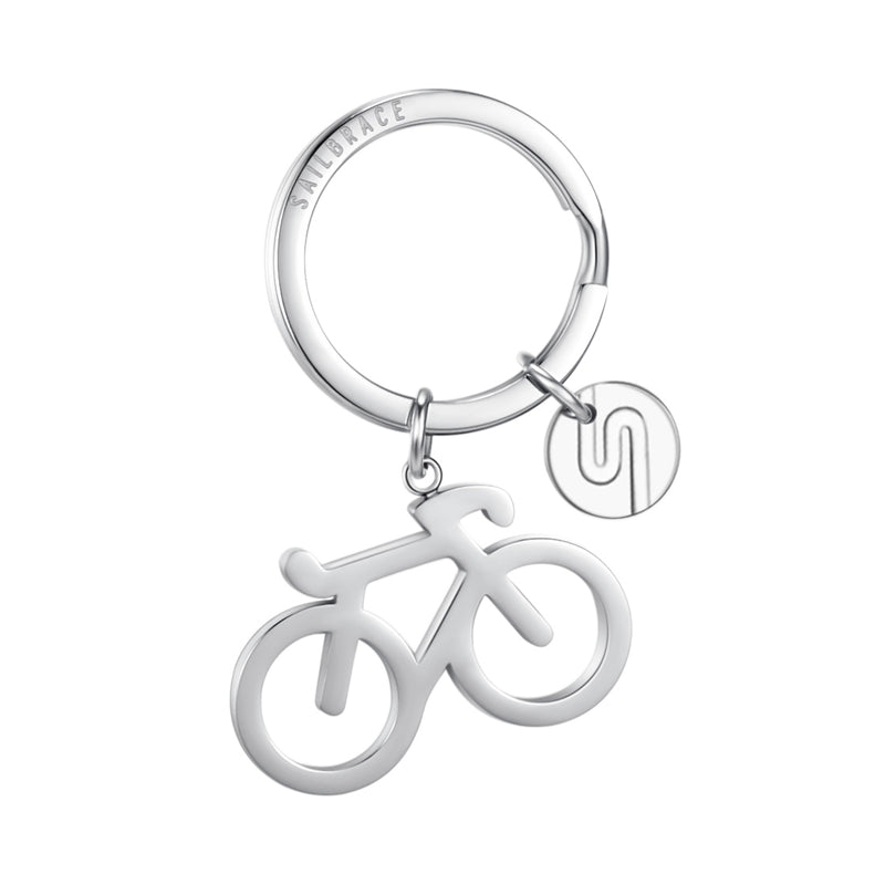 SILVER BIKE KEYCHAIN