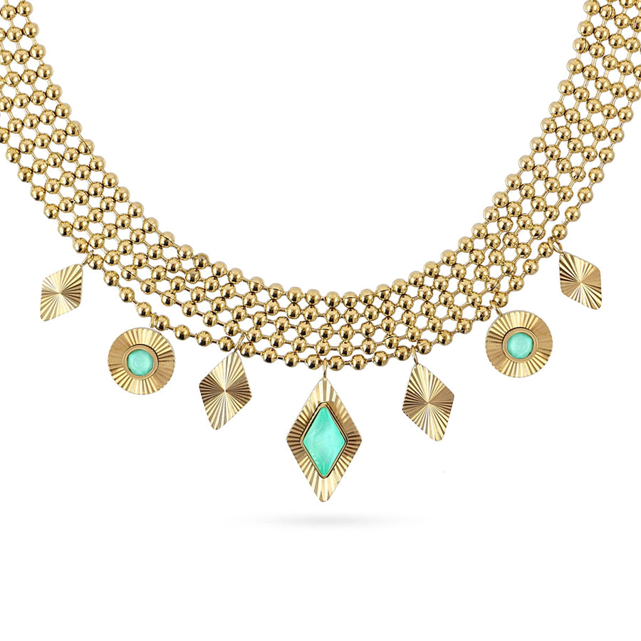 POR DEFINIR SUNFLOWERS SS26 NECKLACE MODEL