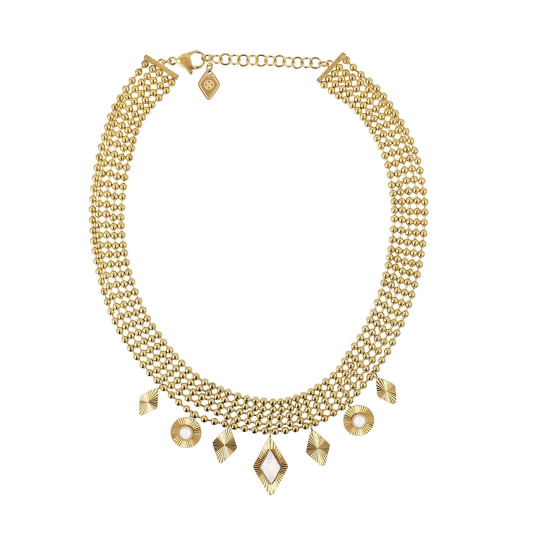 POR DEFINIR SUNFLOWERS SS26 NECKLACE MODEL