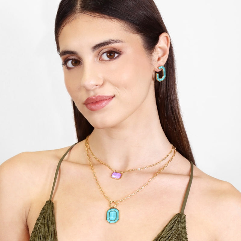 SUNFLOWERS GLEAM SS26 NECKLACE MODEL 1