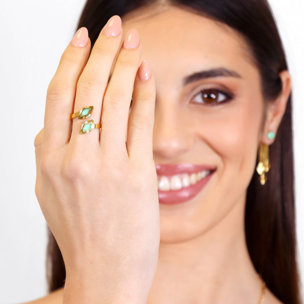 POR DEFINIR SUNFLOWERS SS26 RING MODEL 5