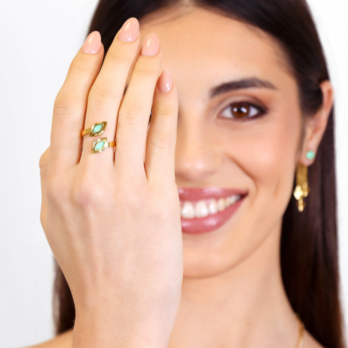 POR DEFINIR SUNFLOWERS SS26 RING MODEL 5