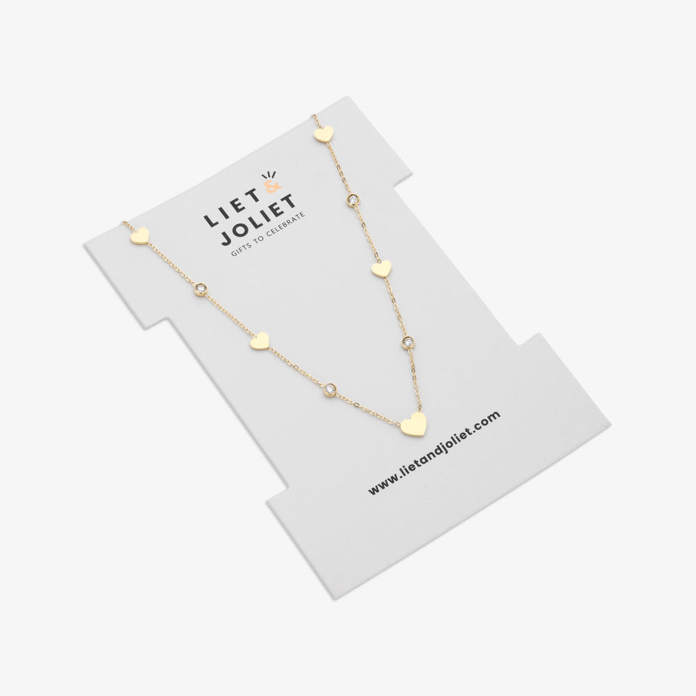 Halskette Edelstahl vergoldet