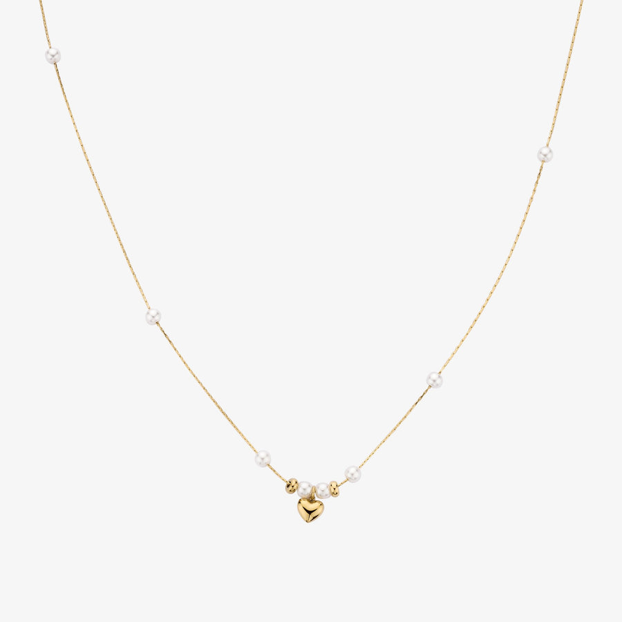 Halskette Edelstahl vergoldet