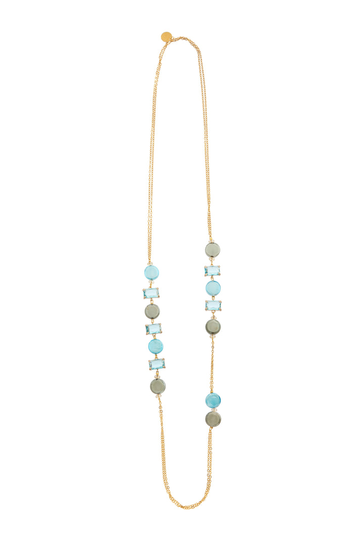 COLLANA LUNGA SUNSET MIRAGE ACQUAMARE (S)