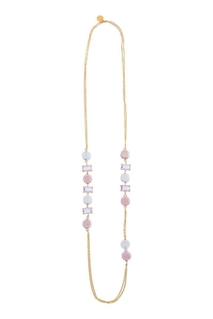 COLLANA LUNGA SUNSET MIRAGE ROSATO (S)