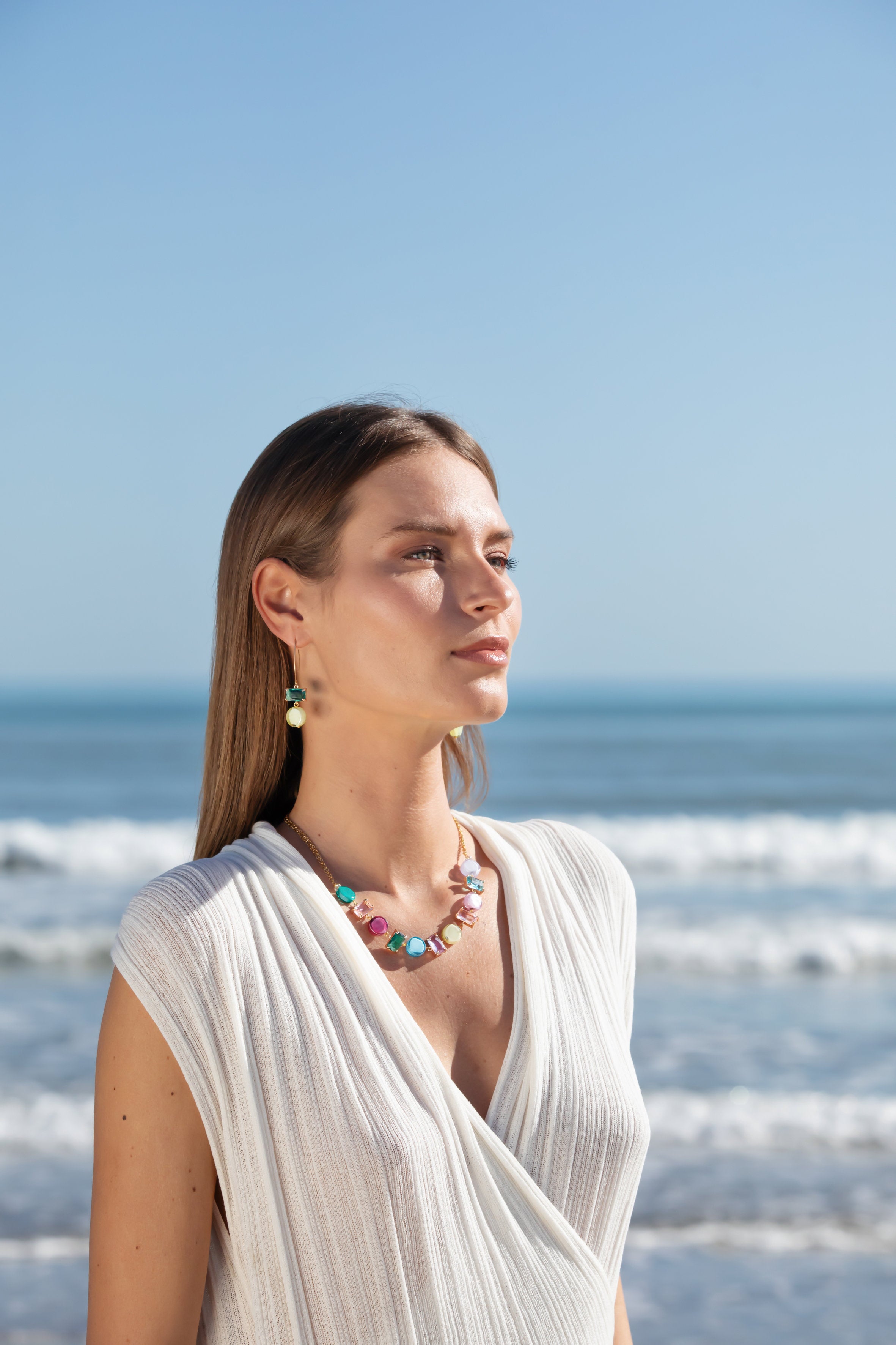 COLLANA GIROCOLLO SUNSET MIRAGE VERDE (S)