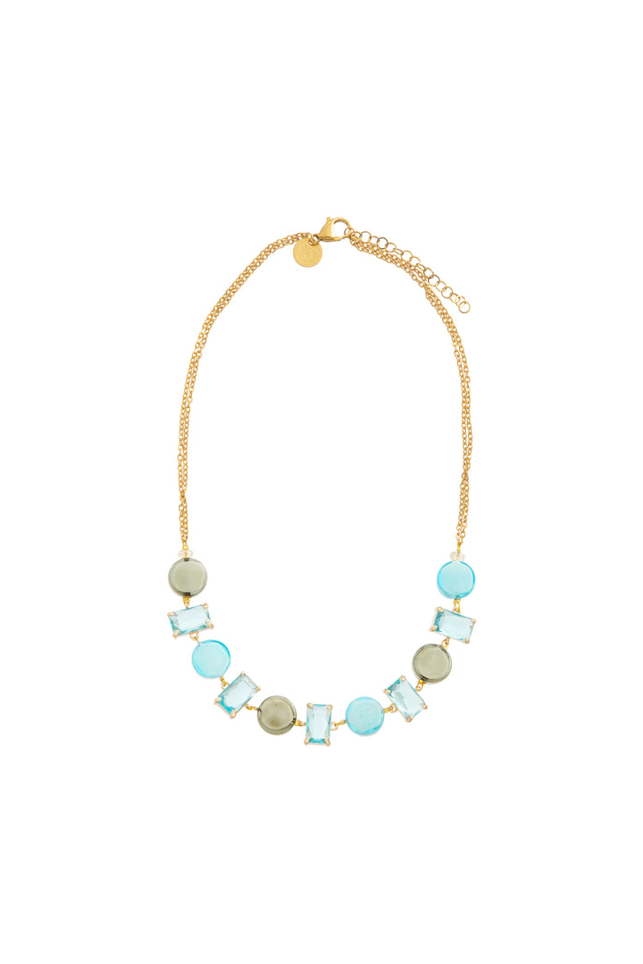 COLLANA GIROCOLLO SUNSET MIRAGE ACQUAMARE