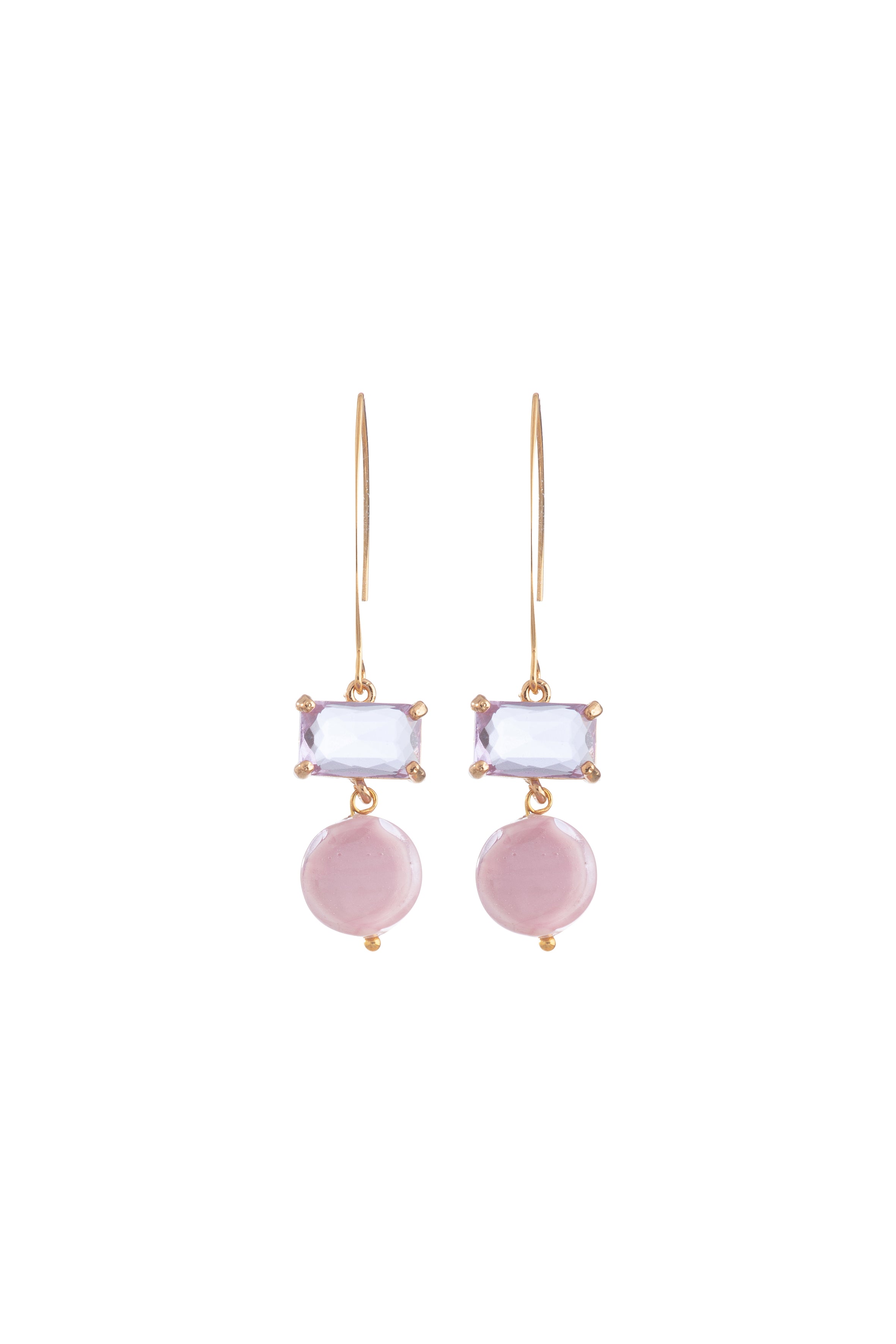 ORECCHINI SUNSET MIRAGE ROSATO (S)