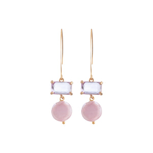 ORECCHINI SUNSET MIRAGE ROSATO (S)