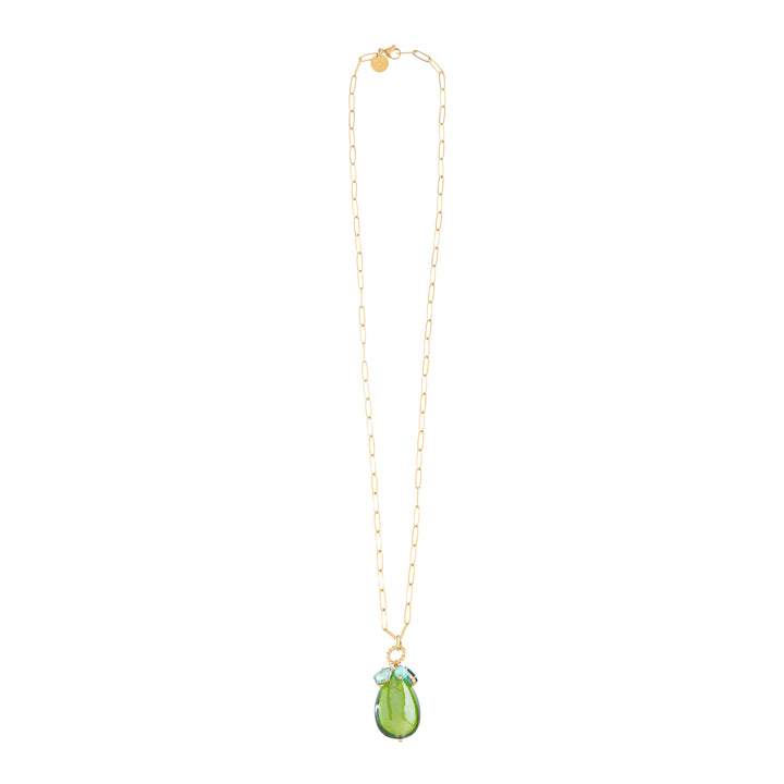COLLANA PENDENTE JASMINE VERDE (S)