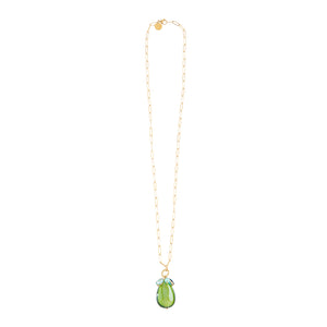COLLANA PENDENTE JASMINE VERDE (S)