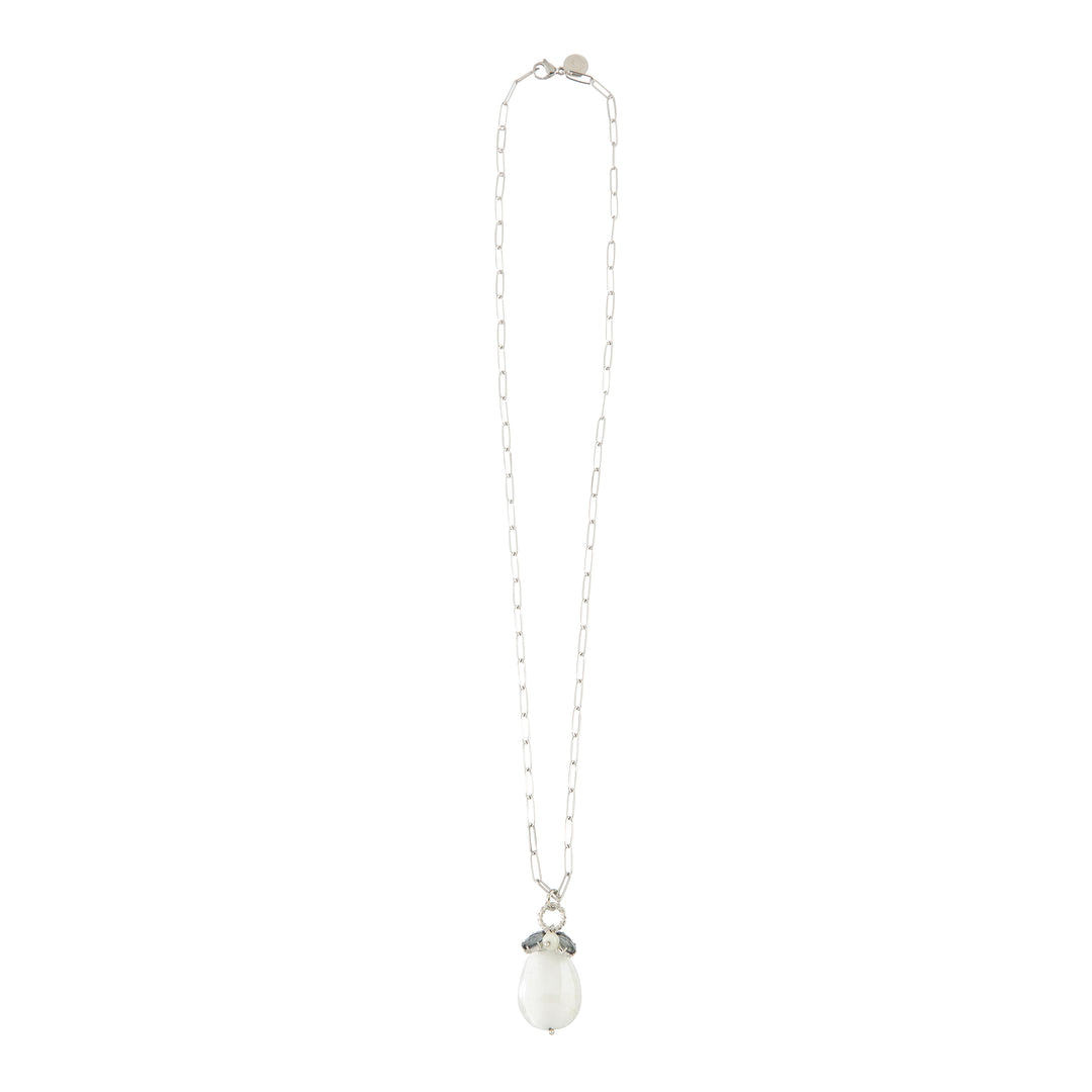 COLLANA PENDENTE JASMINE BIANCO