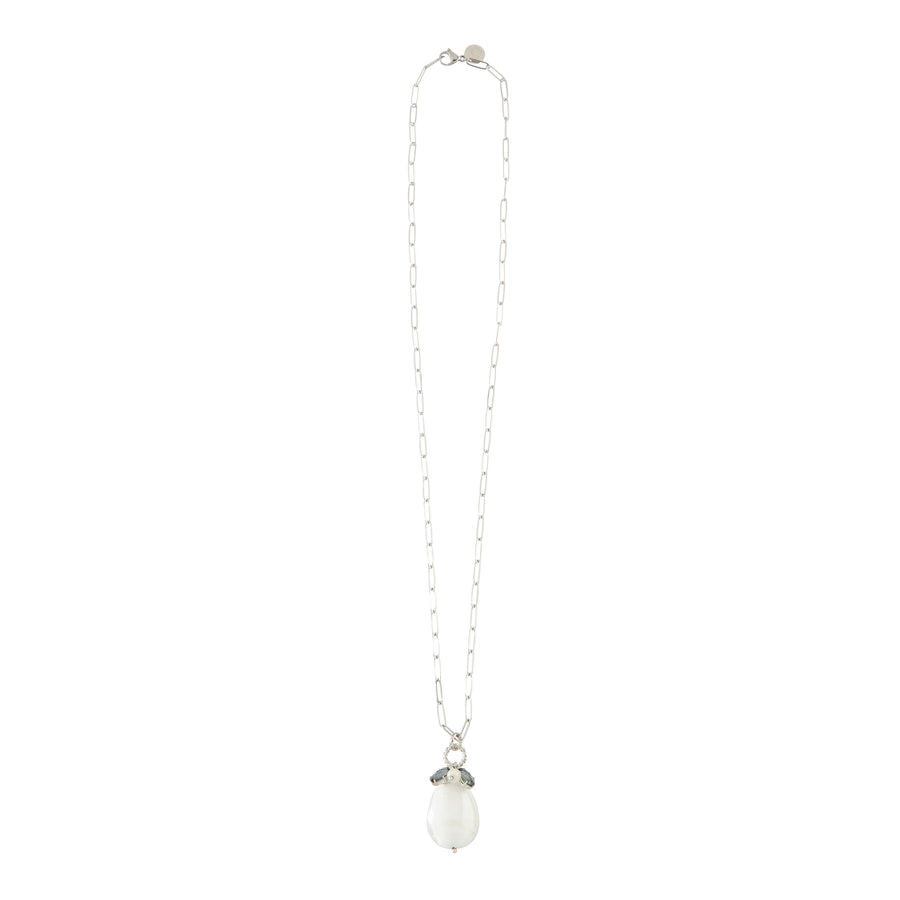 COLLANA PENDENTE JASMINE BIANCO
