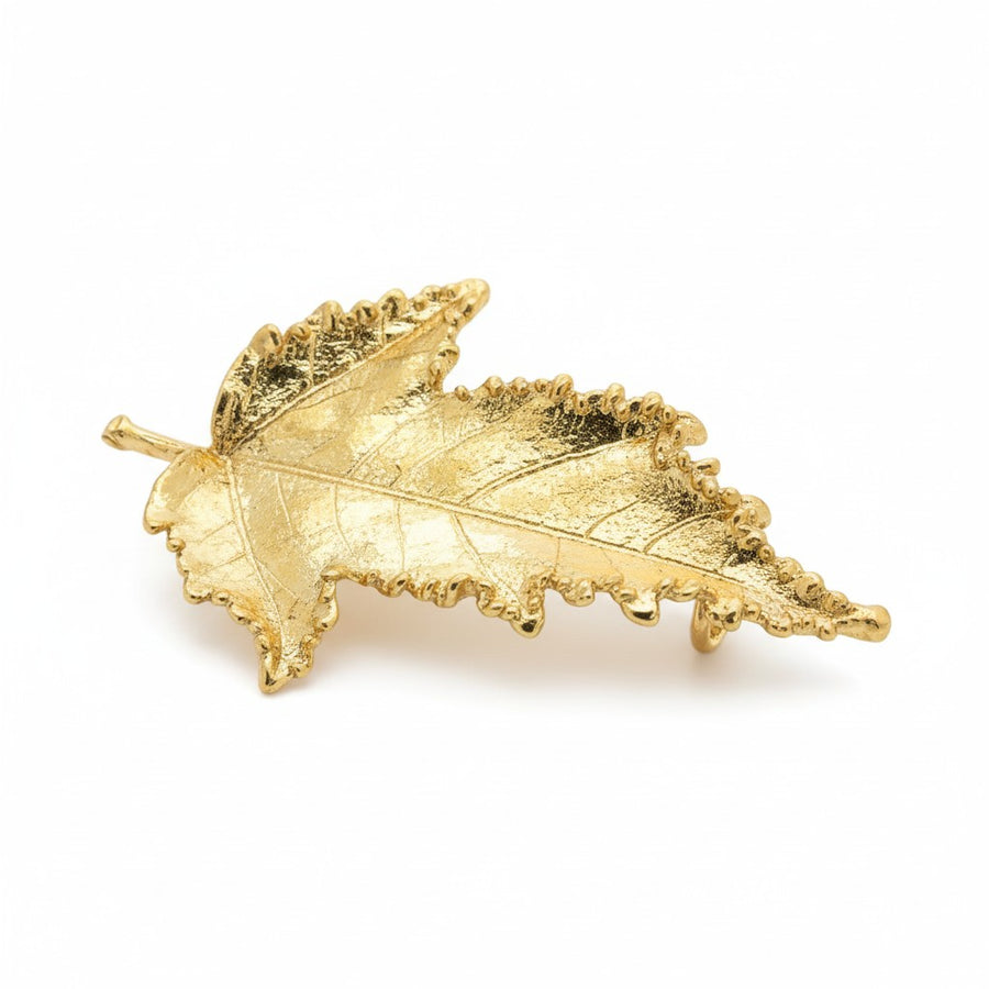 Brosche Messing vergoldet