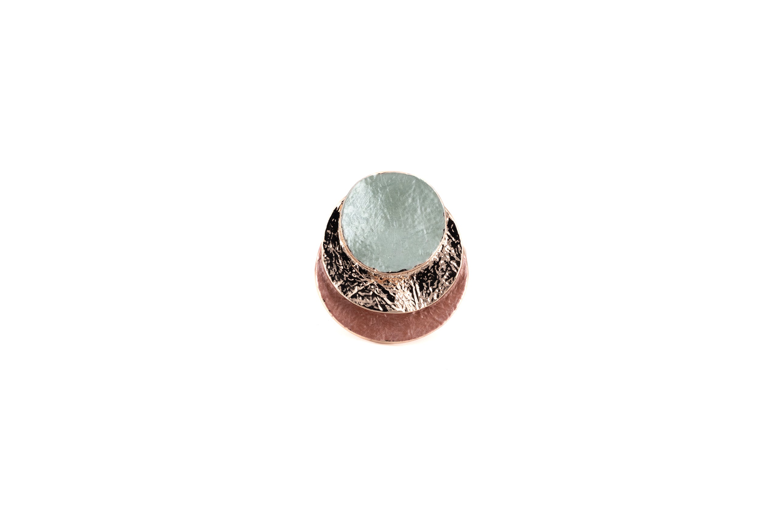 Anello zama tre tondi fini sovrapposti