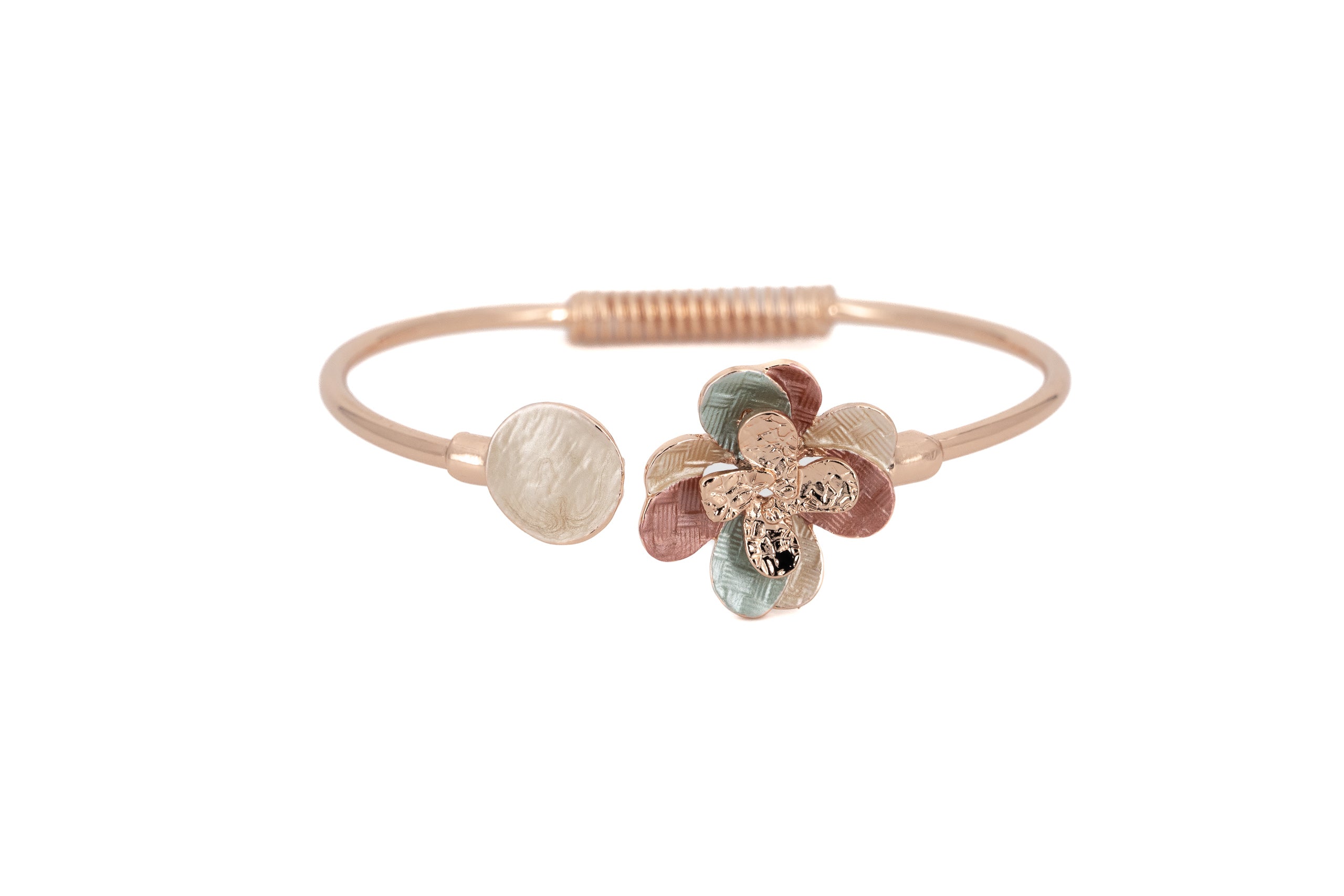 Bracciale zama fiore sovrapposto