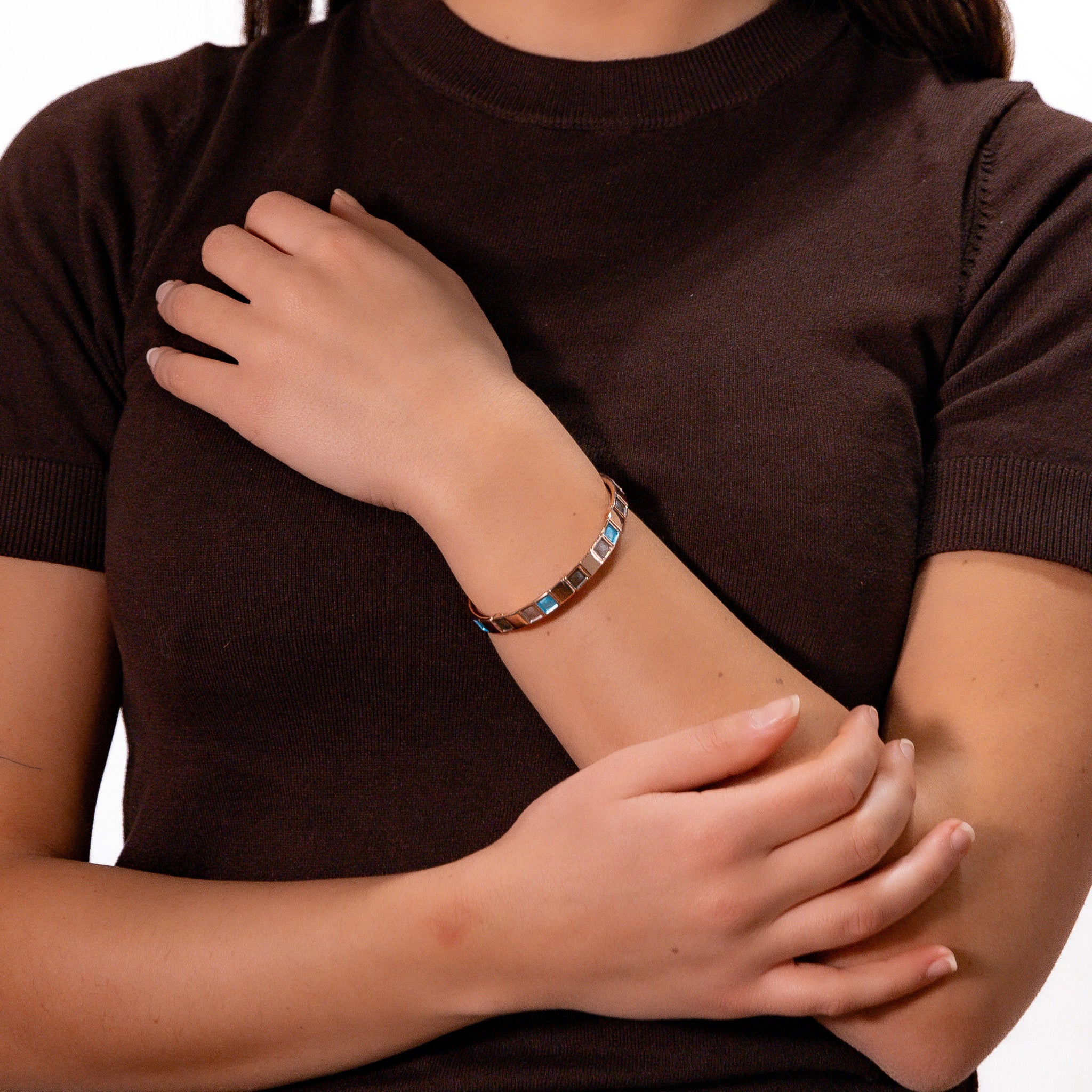 Bracciale zama multi quadretti
