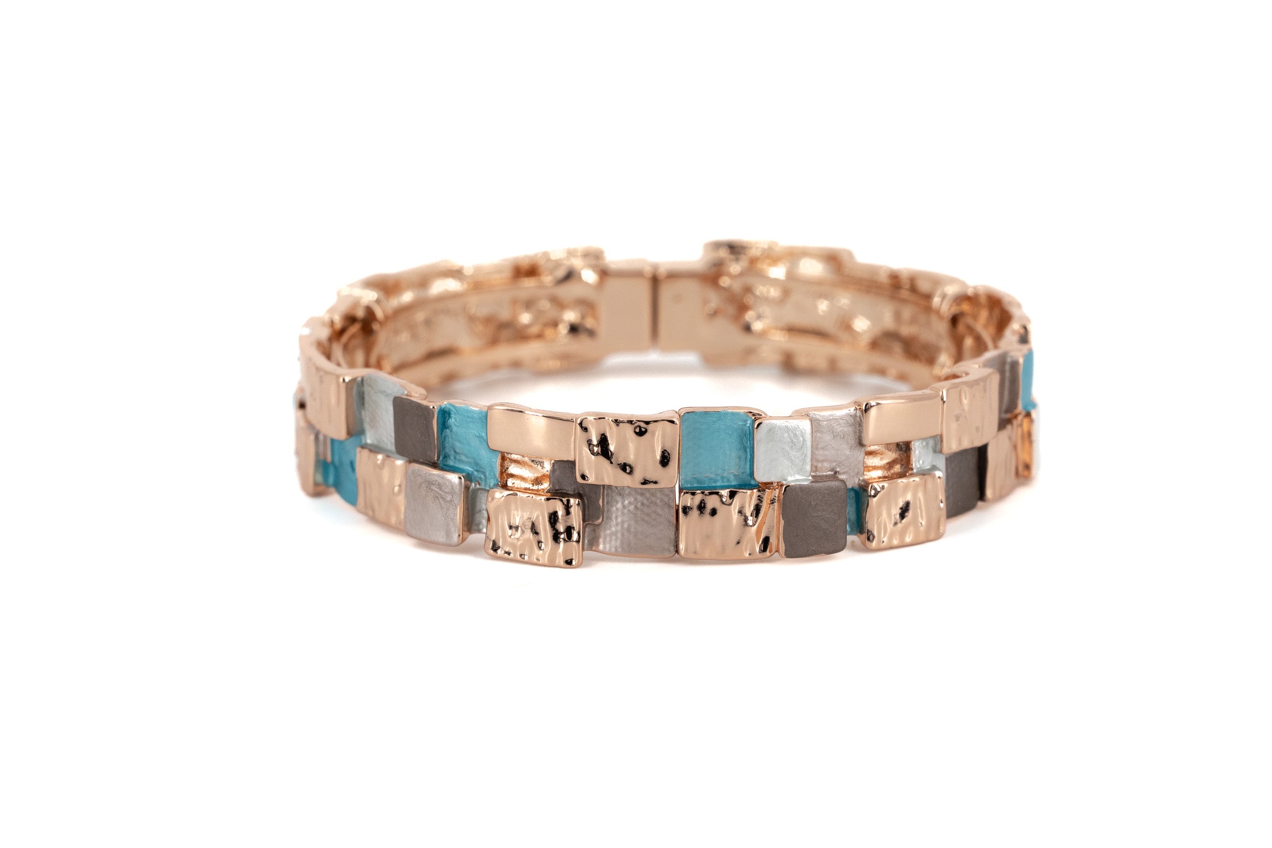 Bracciale zama multi quadretti mosaico