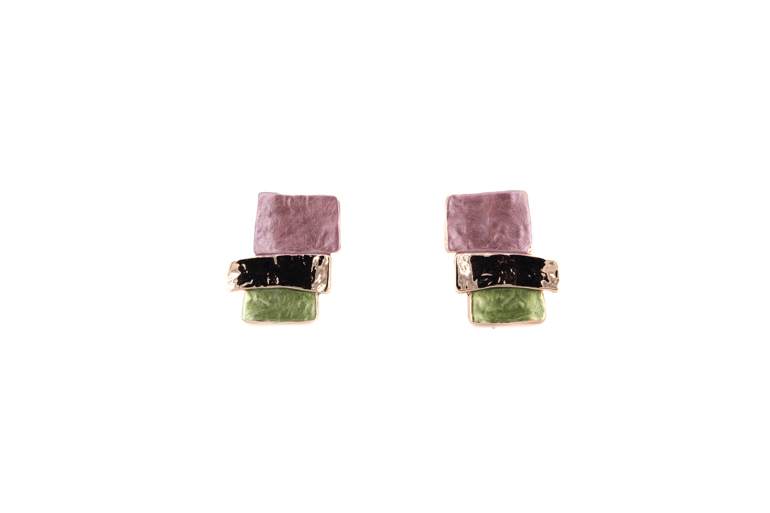 Orecchini zama tre barrette