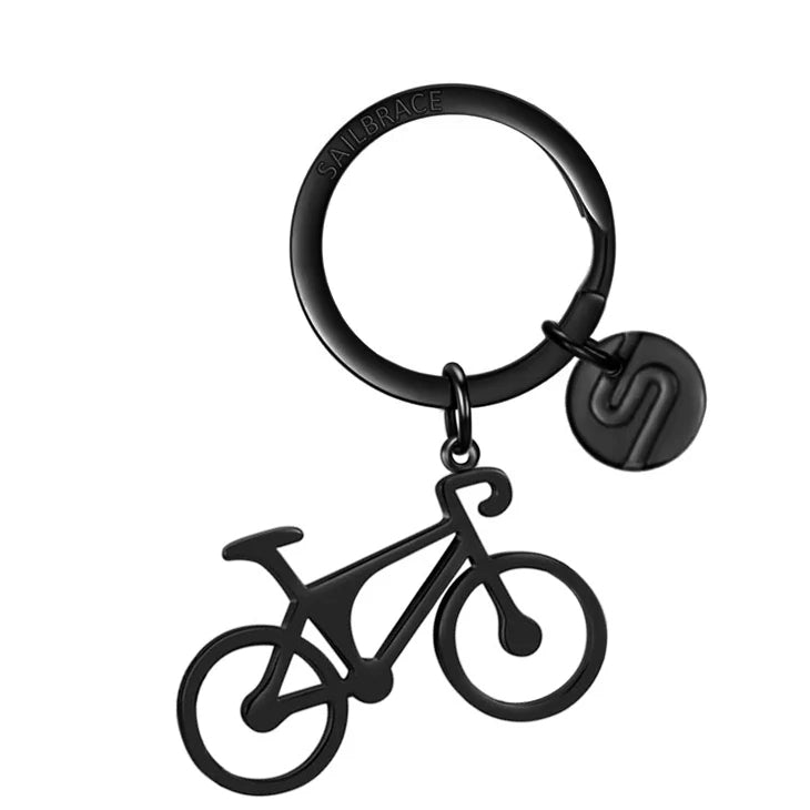 BLACK ROADBIKE KEYCHAIN