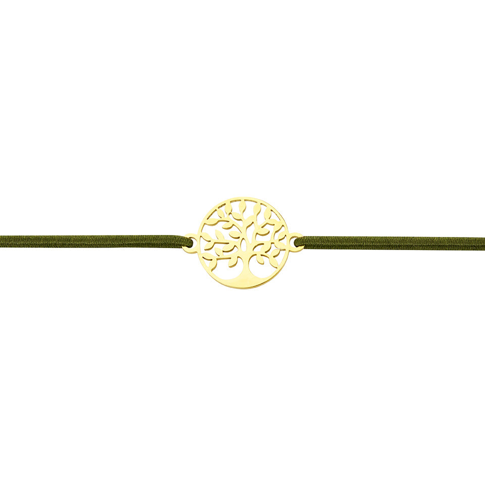Armband - "little companion - vergoldet - Baum des Lebens