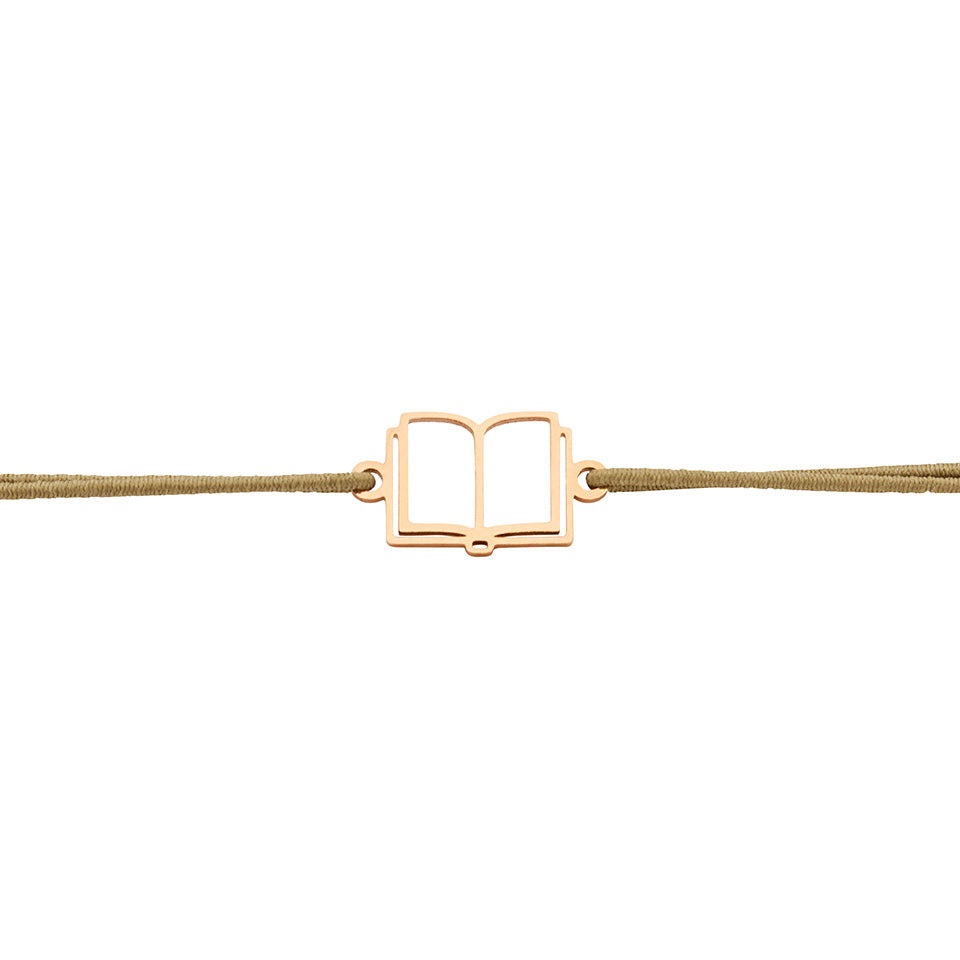 Armband - "little companion - rosévergoldet - Buch